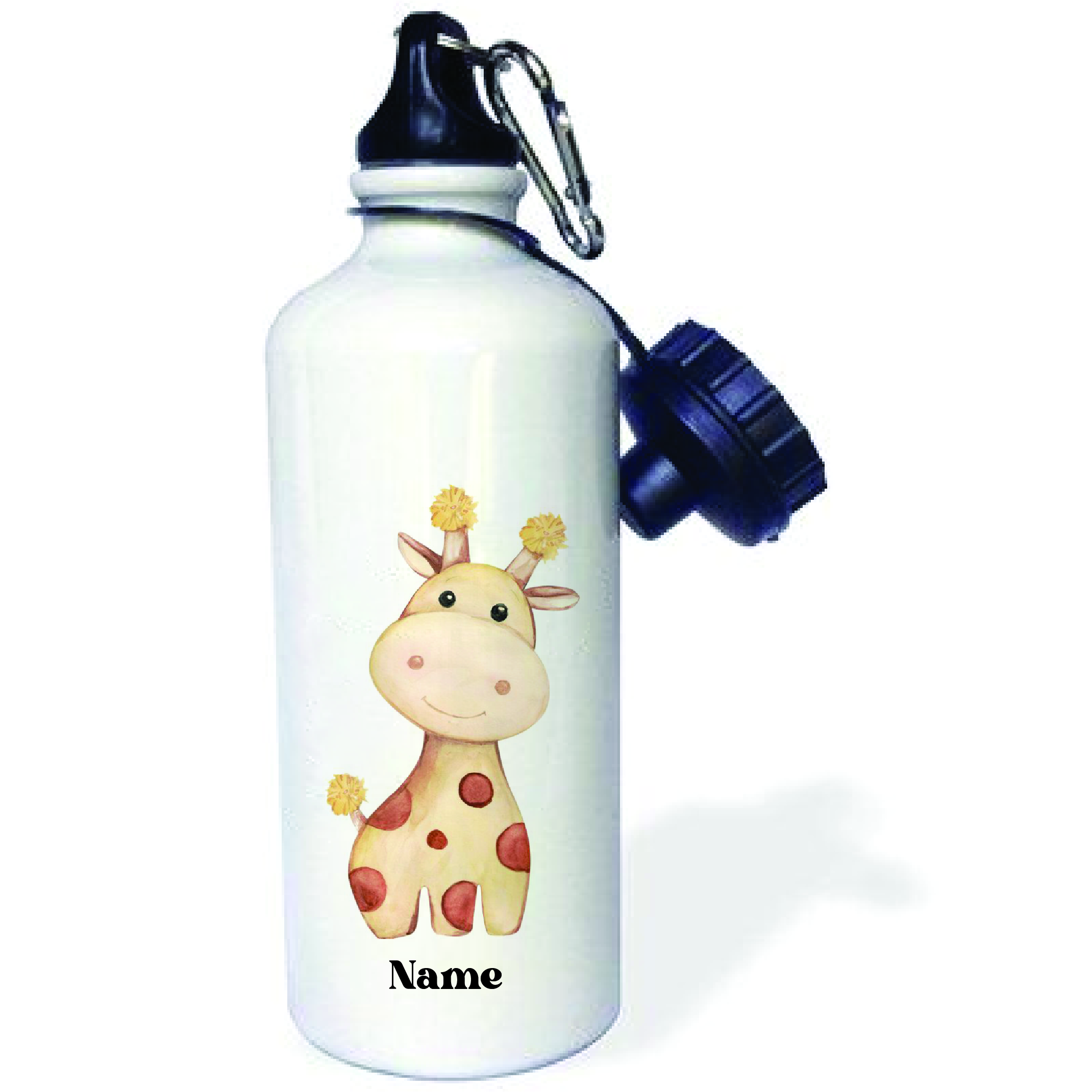 Personalised Giraffe Aluminum Water Bottle